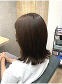 グレーベージュ/レイヤーロング/アッシュカラー【稲毛/稲毛駅】
