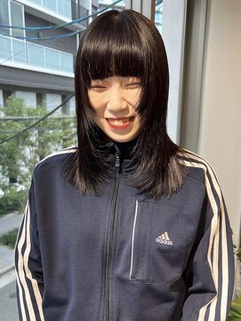 エト 梅田(eto) ミディアムレイヤー/ロングウルフ