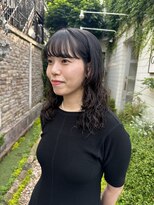 ガーランド (Garland) 黒髪パーマ/フルバング/ワイドバング/表参道