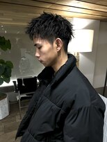 サーリー(SURLY)&nbsp;ツイストスパイラルパーマスパイキーショートソフト刈り上げ