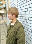 美髪 切りっぱなしボブ