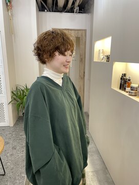 ロア 四条河原町店(LoRE) 10代/20代/30代/パーマ/マッシュ/外国人風カーリーヘア/山下
