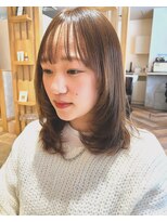 トッカ 札幌(tocca) 【藤田】顔まわりレイヤー/イルミナカラーベージュ