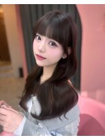 ボタン シブヤ(VOTAN SHIBUYA)&nbsp;ブラウン/韓国ヘア/渋谷/レイヤー/顔まわり