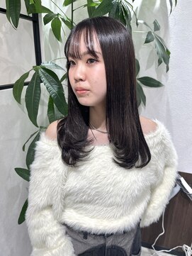 ベルヘアーデザイン 堺東(Belle hair Design) 外国人風レイヤー/前上がりレイヤー/レイヤーカット/堺東