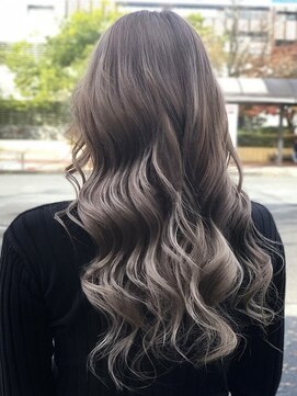 プログレス 仙台駅東口店(PROGRESS) 美髪 グレージュ カラー 10代/20代/30代/丸型/卵型