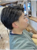 収まりの良いツーブロックデザイン!