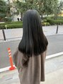エイト 梅田店(EIGHT umeda) ブリーチなしダブルカラー/オリーブ