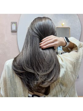 ガーデンヨコハマ(GARDEN YOKOHAMA) デジタルワンカールパーマ/オリーブ/ダブルカラー