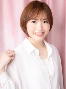 カバーヘア ブリス 川口(COVER HAIR bliss) 大人美人艶感ストレート美髪くびれショートボブY川口30代40代