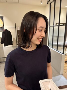 カグヤヒメ ドゥイ(kaguyahime doui) レイヤーボブ外はねボブ京都河原町/四条烏丸