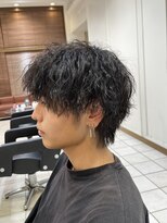 ヴァンメン アフェクション 金山(VANMEN AffECTION)&nbsp;ウルフカット×波巻きパーマ