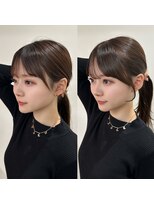メラク(Merak)&nbsp;《渋谷/表参道》小顔見えNo.1！コテ巻き韓国風レイヤーカット