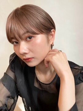 トリッカ 銀座(tricca) ショートボブ/前髪/似合わせカット/透明感カラー/トリートメント