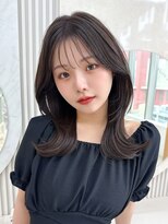 エイミーバイアフロートザガーデン 浦和店(amie by afloat the garden)&nbsp;大人かわいい外ハネ、ダークアッシュ【浦和】