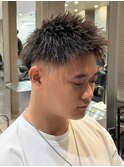 スパイキーショート/短髪/ツーブロック/メンズ/men's