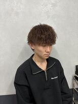 サンズ 梅田 中崎町(SUNS) 【梅田】ブラウンカラー×ゆるめツイストスパイラルパーマパーマ