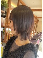 パッション 長町南店(PASSION)&nbsp;レイヤーボブ上品パープルブラウン