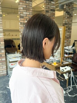 セットアップ 倉敷中庄店(SET-UP) 小顔ボブ×透明感カラー12.1