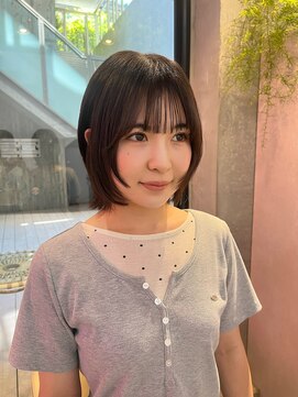 シェリーバイレイドバック 渋谷(cheri by LAIDBACK) 顔周りレイヤーボブレイヤーレイヤーカット
