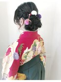 【neolivekuta町田】卒業式　袴着付け　ヘアセット　3１０