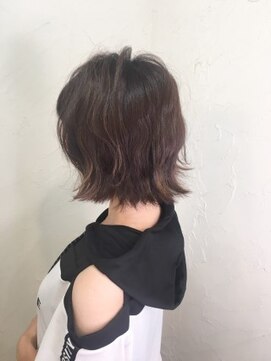 レイール 下北沢(Reir) 【reir下北沢】*波巻きボブ+チャコールアッシュブラウン*