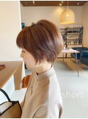 【鳥居】短くても丸みショート