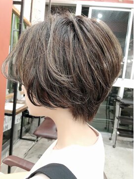 ルーファス 恵比寿 渋谷(Ruufus) 40代大人女性ハイライトローライトボブ【Ruufus恵比寿渋谷】3159