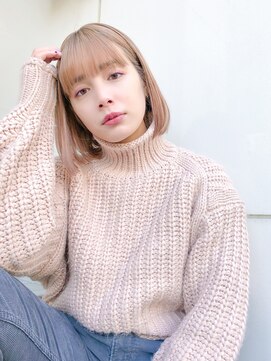 スー 渋谷(suu) 【SUN】ミルクティーボブ＊