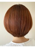 伸びてもまとまる☆丸みショートボブ