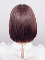 ユッカ エハ 豊中(YUCCA eha)&nbsp;【eha Kimika】チェリーレッド＿ふんわりボブ