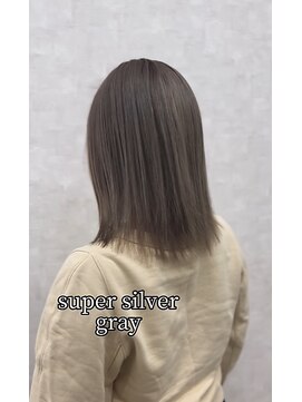 リッシュ 都賀店(Lish) ブリーチ必須の【透明感グレージュカラー】