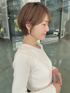 ロンド 銀座(Lond) 【春日美月】耳にかけるとショートになるボブ