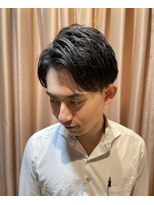 七三分けスタイル