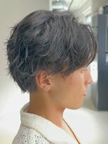 フイ 代々木(Hui)&nbsp;メンズ/アップバング/ツーブロックマッシュ/束感ショート波巻き