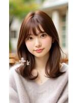 ラクヘアー 姪浜店(rak hair)&nbsp;ミディアムスタイル