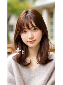 ラクヘアー 姪浜店(rak hair) ミディアムスタイル
