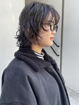 カフ(CAF) 【CAF 照下　ボブウルフパーマ】