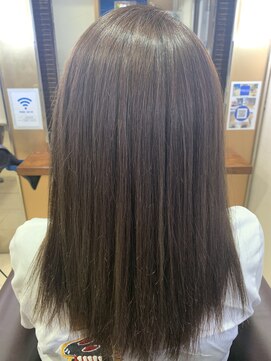 エミタス ヘア リゾート(EMITAS Hair Resort) 艶コスメ縮毛オンカラー/グレーベージュ