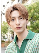 オーシャントーキョー ウエスト 心斎橋(OCEAN TOKYO WEST) 韓国ヘアニュアンスセンターパートウルフツーブロックカルマ