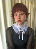 ザクギリバングのカーリーマッシュショート