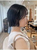 ミニボブ　外はねボブ　お手入れ楽ちん