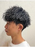 マッシュ+ツイストスパイラルパーマ