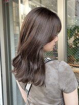 クム 横浜(qumu) オリーブブラウン×透明感カラー