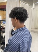 アッシュブラックカルマパーマベリーショートダーク《二子玉川》