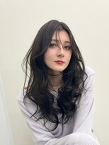 ノク 渋谷(nok)&nbsp;レイヤーフォワードカール_メルティカラー似合わせカット