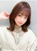 【NEW OPEN】小顔前髪あり後れ毛サイドバングメルティカラー