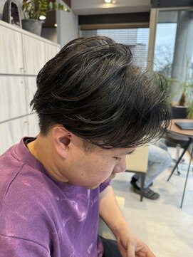 ルシードスタイルレーヴ(LUCIDO STYLE REVE) 【長野市/メンズ】ノーセットセンターパート