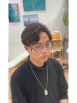 ハニー(HONEY)&nbsp;フェザーパーマ/ニュアンスパーマ/岡崎メンズパーマ