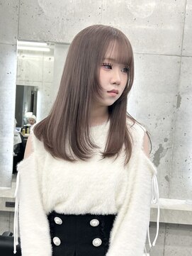 ローレン(Lolen.) ミルクティーブラウン/顔周り姫カットレイヤー